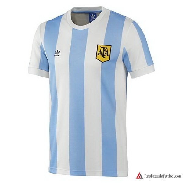 Camiseta Argentina Primera equipación Retro 1978 Azul